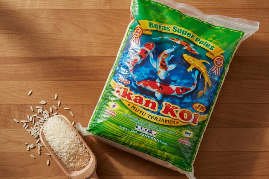 Beras cap Ikan Koi
